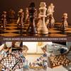 32PCS Wooden Word Chess Set 2.2 in Chess Game Staunton Wooden Chess  International Chess Tables