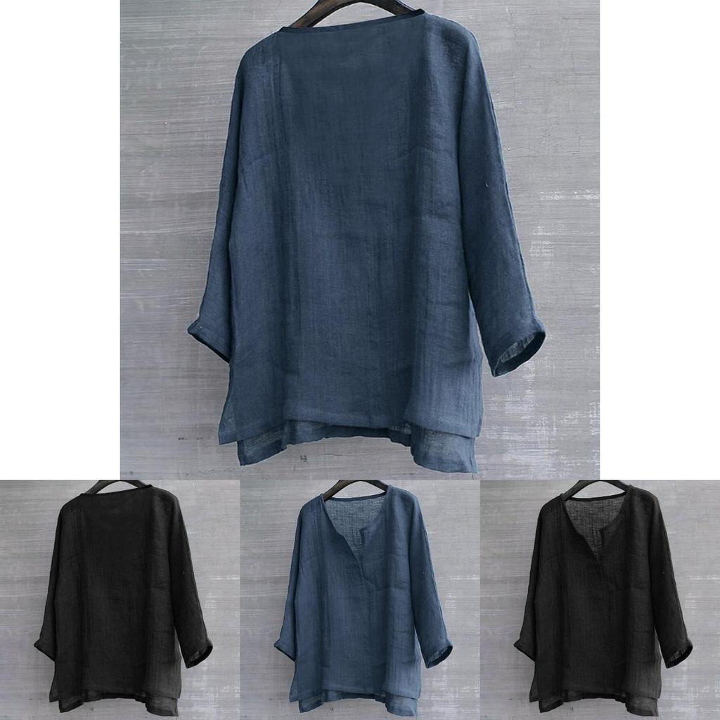 Premium Men's Linen Long Sleeve Shirt For Summer With Cool Loose Casual Design M-3xl