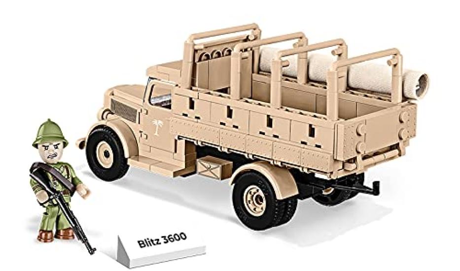 Cobi Historical Collection #2254 Opel Blitz 3t Truck 3600 (WWII German Army) 135 Scale [Military Block-COBI Japan Authorized Sole Agent]