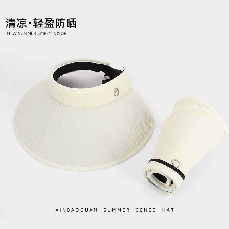 Large Wrap-around Brim Sun Hat Summer Outdoor Travel Sun Hat Cycling Face Cover Empty Top Hat Children