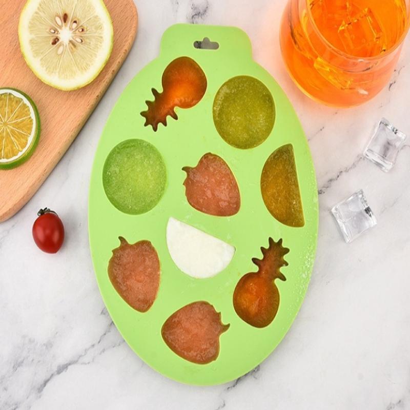 3D Fruit Silicone Mold Pineapple Strawberry Orange Lemon For Candy Chocolate Baking Ice Cube Diy Soap Cake Decorating Tool