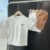 Kids Cotton Cartoon Short Sleeve T Shirt Boys Girls Summer Loose Breathable Top Casual Tee