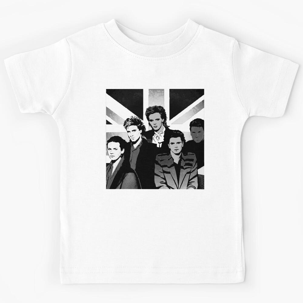 Abstract 80s New Wave Album Cover Art Print Kids T-Shirt 130
