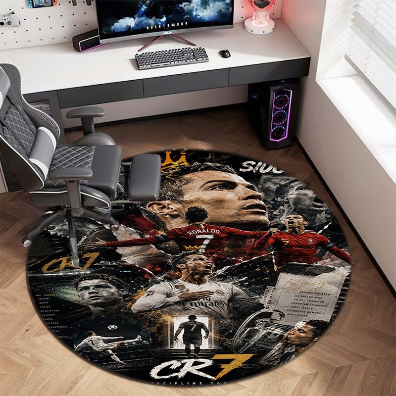 Ronaldo Legacy Iconic Moments Carpet Living Room And Bedroom Mats Home Decor Bathroom Mat Office Chair Cushion Dormitory Decoration