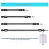 17mm Dual Ball Head Phone Holder Extension Rod Adapter