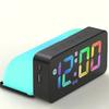 New Creative Book Alarm Clock Intelligent Colorful LED Light Smart Clock Luxury Digital Electronic Alarm Clock Home Accessories