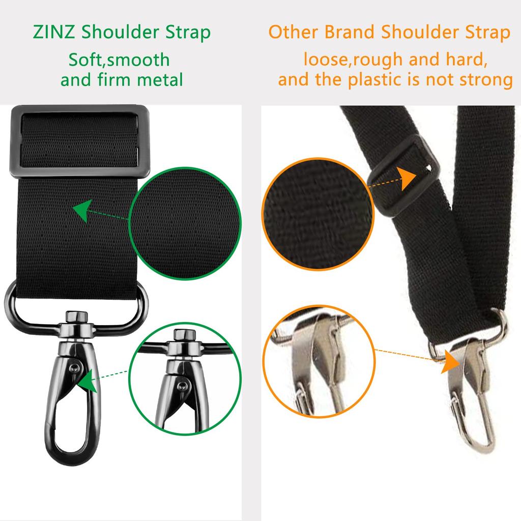 147CM Nylon Shoulder Strap ZINZ Shoulder Strap Shoulder Strap for Shoulder PC Camera Business Sports Tool Guitar Wine Edge Ultra-Durable - Bags, Bags,