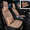 Winter Cartoon Lambswool Plush Car Seat Cushion - Thick, Warm, Non-slip Universal Cover