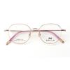 Women's Pure Titanium Small Frame Eyeglasses with Myopia Lenses - Fashionable & Simple Design for Youth