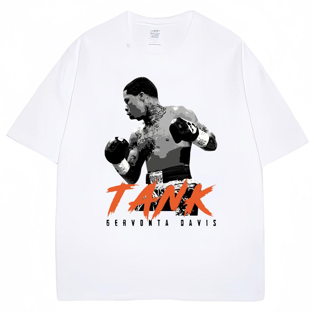 Tank Gervonta Davis Graphic T Shirts Vintage Cool Classic Summer T Shirt Oversized Cotton Men Women Boxing T-shirt
