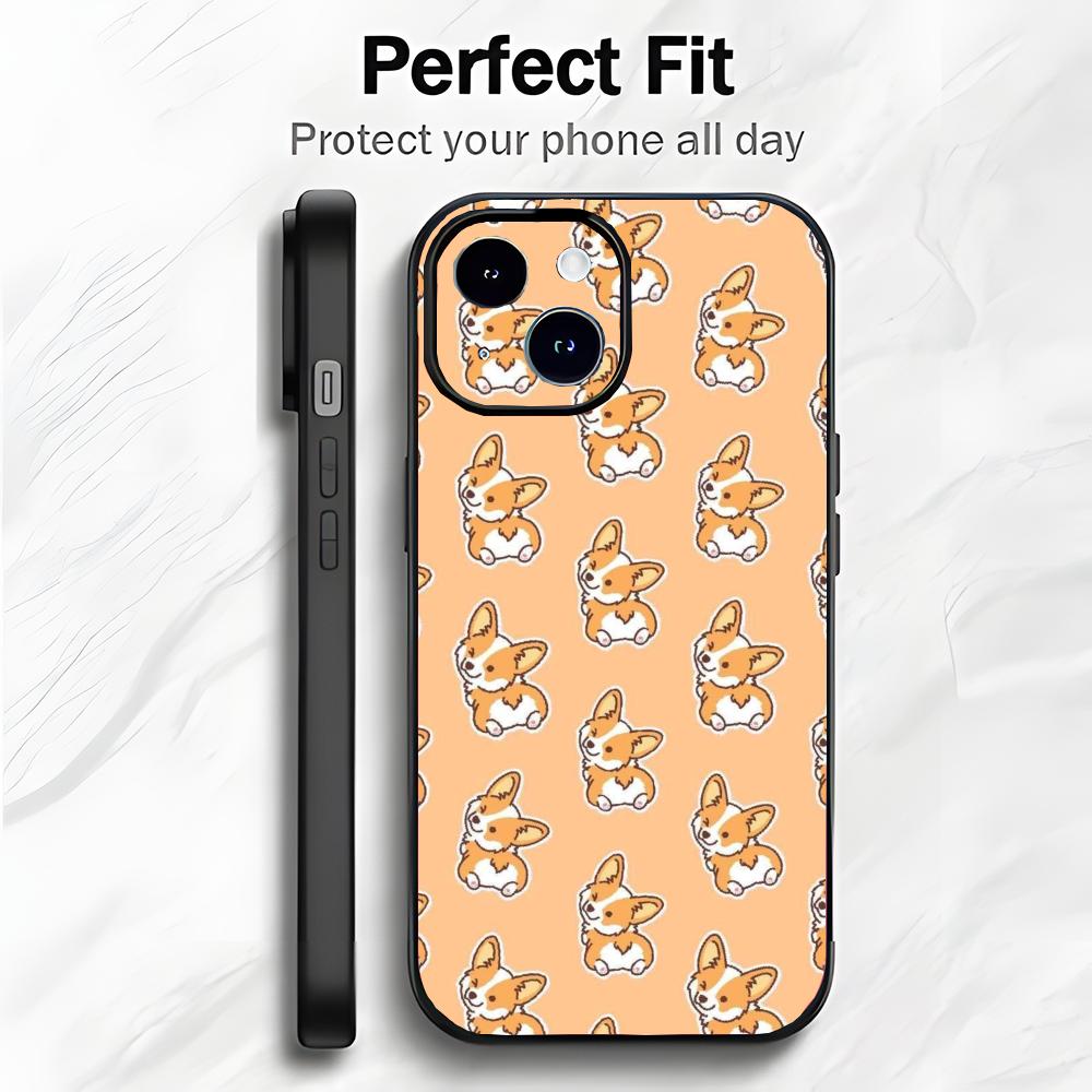 Cute and funny corgi dog Phone Case Phone Case Soft Packaging Lightweight For iPhone17 16 15 14 13ProMax