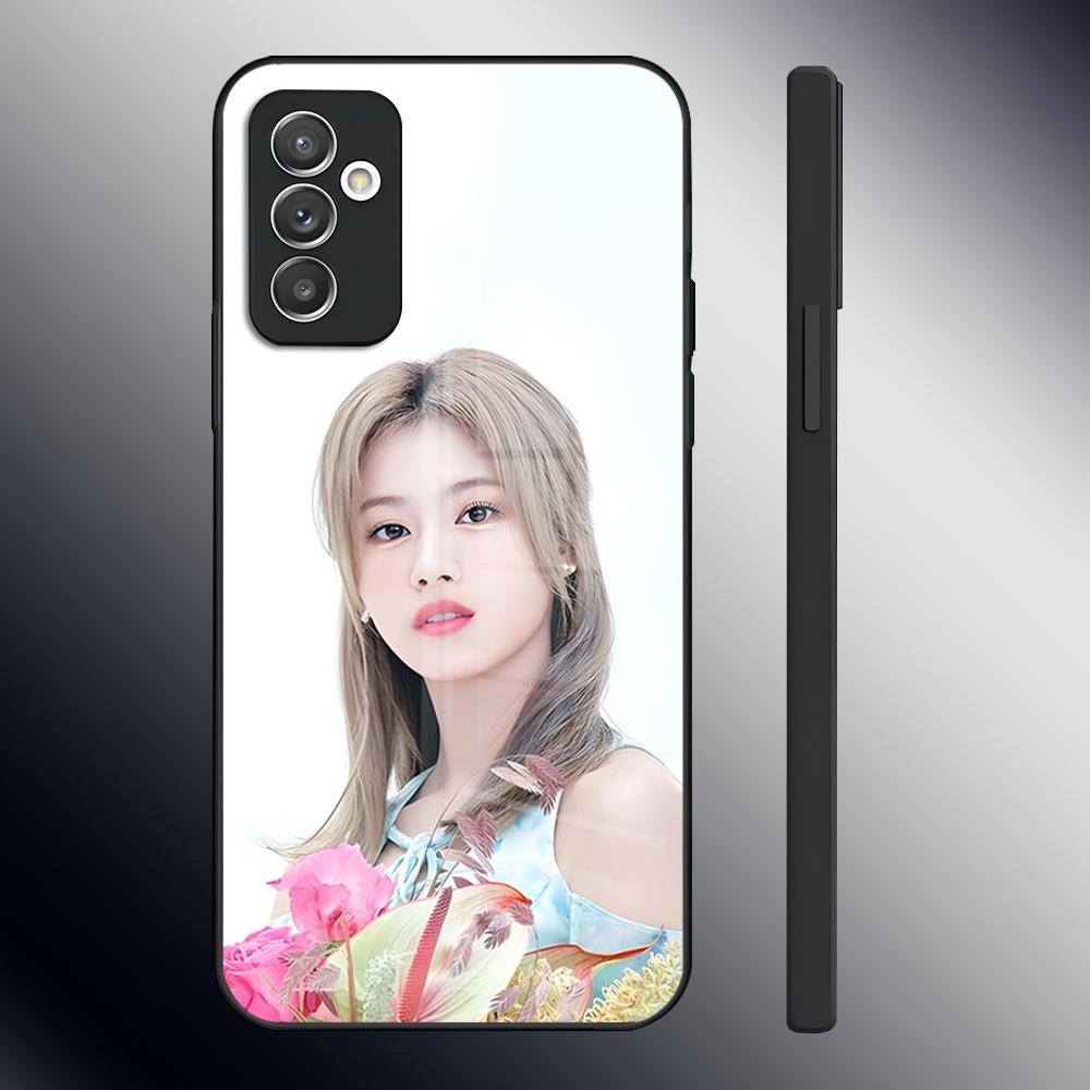 Kpop TWICE Phone Case for Samsung S24 Ultra S23 S22 S20 Fe S21 Plus A54 A34 A24 A53 A13 Note 20 Glass Back Cover