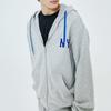 MLB Common New York Yankees NY Hooded Sweatshirt Unisex Heather Gray Gift Recommendation 31TR02011-50M