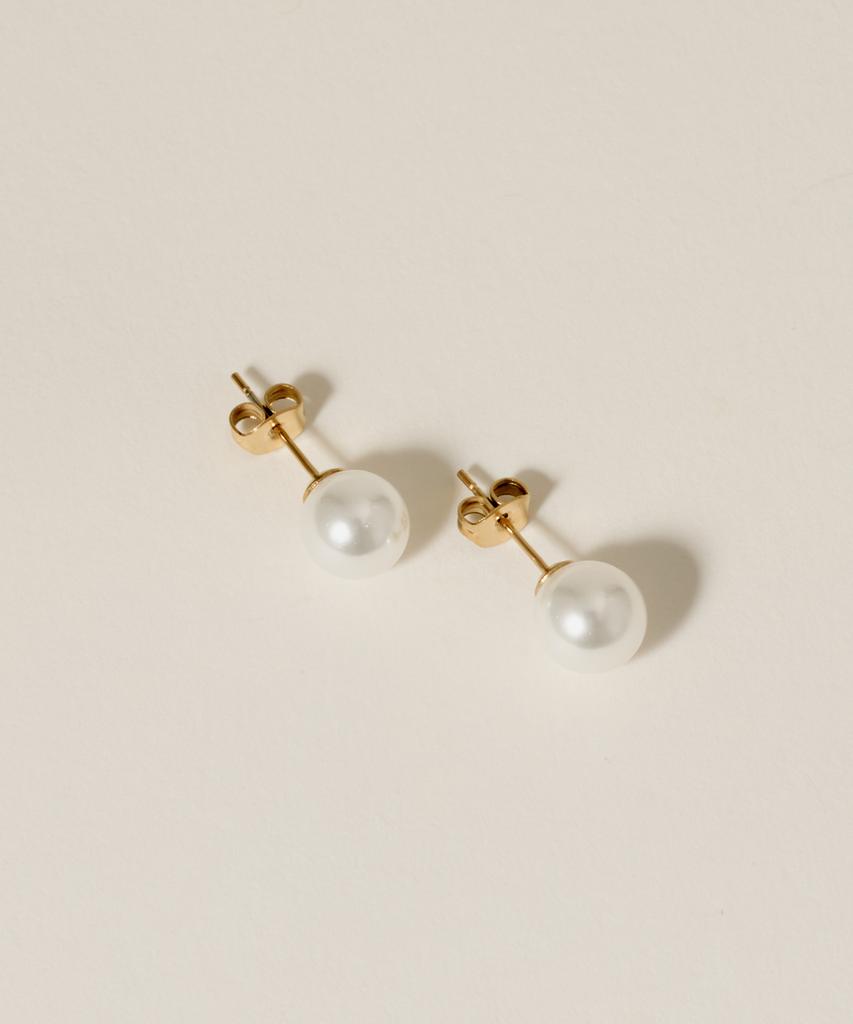 Novice Tokyo Pearl Stud Pierce [Stainless] / Gold