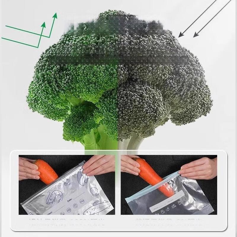 ZISIZ Zipper Seal Food Storage Bags