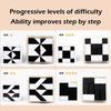 Non-Toxic Montessori Geometric Shape Puzzles Building Blocks Wooden 3D Jigsaw Puzzle Kids Educational Logical Thinking Training Game Gifts