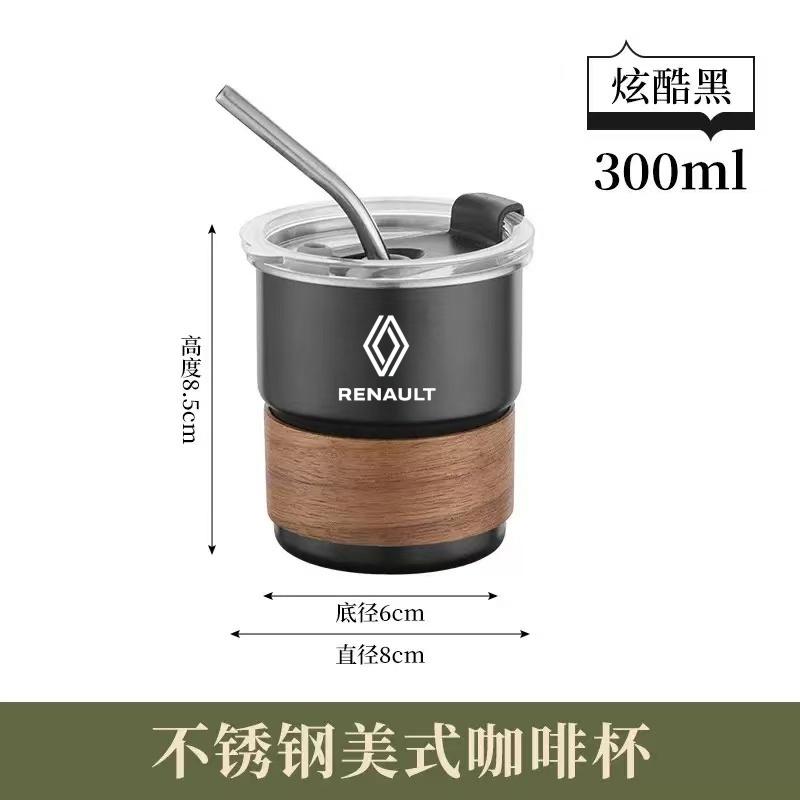 

Колпаки на колеса Автомобильная кружка для кофе Термокружка для путешествий Бутылка для воды Для Renault Clio Kadjar Megane Espace QM6 Captur Koleos Scenic ZOE Lagun чёрный