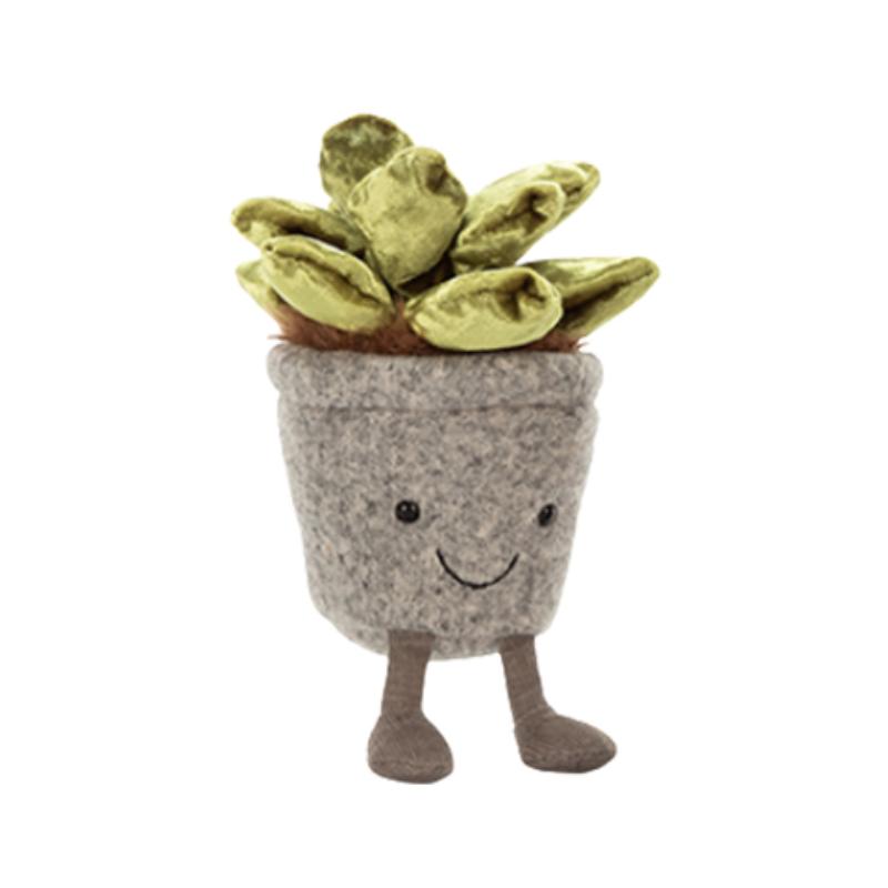 

JELLYCAT Plant Series Naughty Jade Succulent Cute Doll Plush Doll 16cm Tall