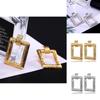 Contemporary Geometric Alloy Earrings For Women Perfect For Work Anniversaries