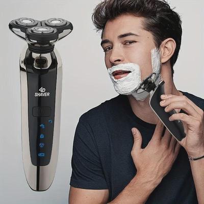 Rasoio Elettrico da Uomo Impermeabile Potentissimo a Copertura Totale