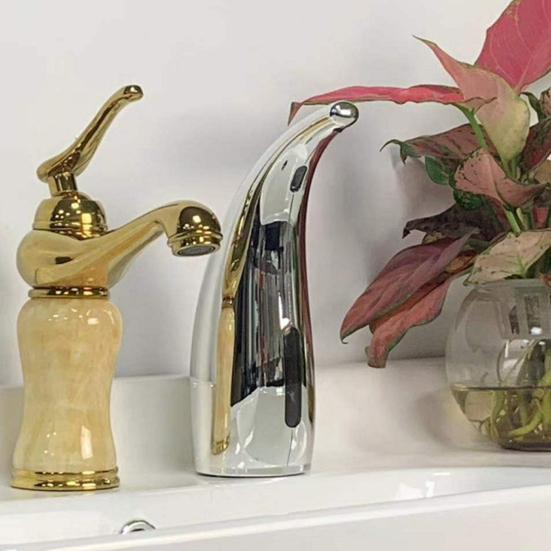 300ML Seifenspender Automatisch Auslaufsicher ABS Auto Flüssigseifenspender für Zuhause