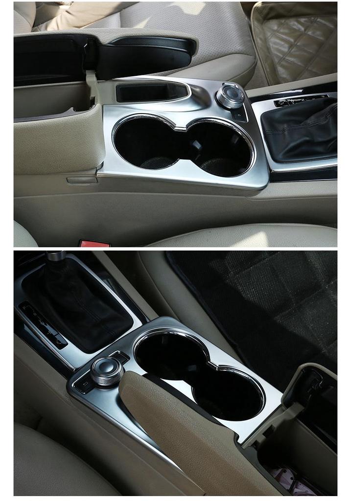 GLK 08-15 Center Console Cup Holder Decorative Panel for Mercedes-Benz Interior Modification
