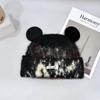 Cute cat ears wool hat female winter gradual change color ear hat cold age reduction versatile face small knitted cold hat