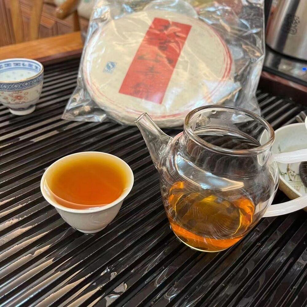 357g Yunnan Old Puerh Tea 2009 Daxueshan Sheng Pu-erh Tea Cake Aged Pu'er Tea