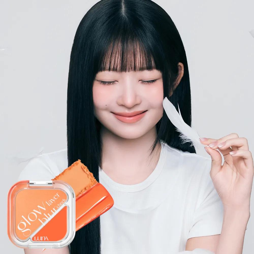 LUNA Glow Layer Blur Cheek (4 Colors) 03 Mandarin Shower