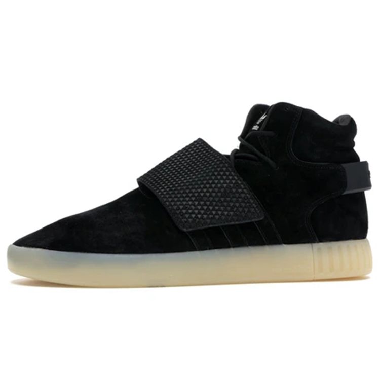 Черные мужские кроссовки adidas Tubular Invader Strap BB5037 42⅔