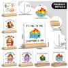 Funny Office Home Table Desktop Acrylic Signs Decor Fire On Dumpster It's Fine I'm Fine Sign Gifts for Friends Bestie Coworkers