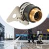 Faucet Adapter Tap Connectors Garden Black Kitchen Rubber Stainless Steel For 1/2inch To 3/4inch Expansion Tools