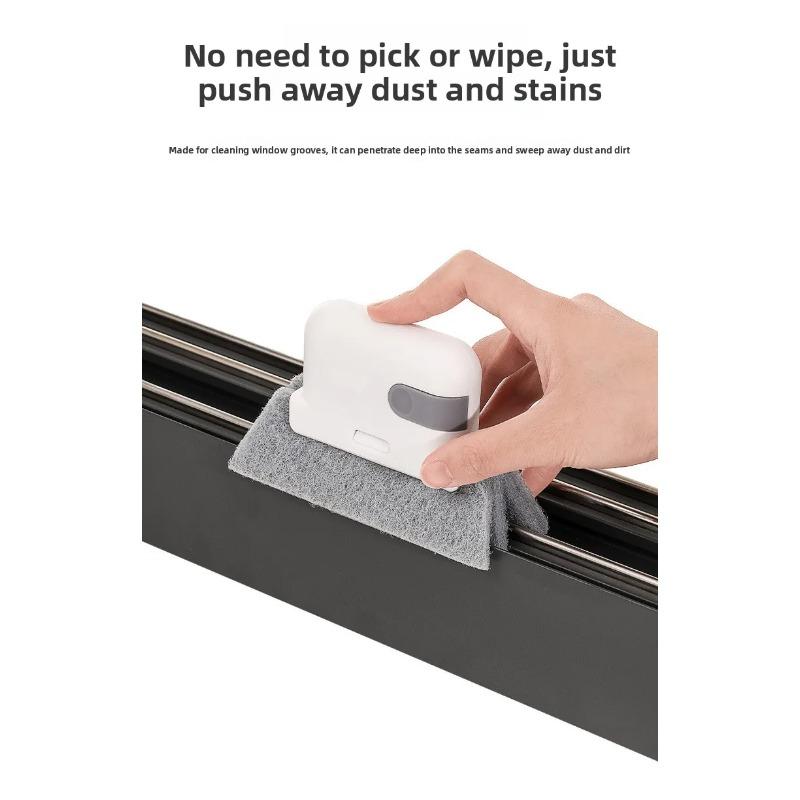 Window Groove Cleaning Brush, Window Groove Cleaning Tool, Small Brush for Sweeping Grooves, Brush for Cleaning Window Sill Gaps