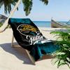 Jacksonville Jaguars Print Beach Towel, Large Soft Quick Dry Towel for Beach Camping Swimming
