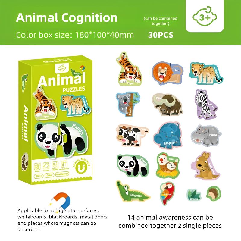 High-Quality Magnetic High-Quality Refrigerator High-Quality Sticker High-Quality Cartoon High-Quality Animals High-Quality Large High-Quality