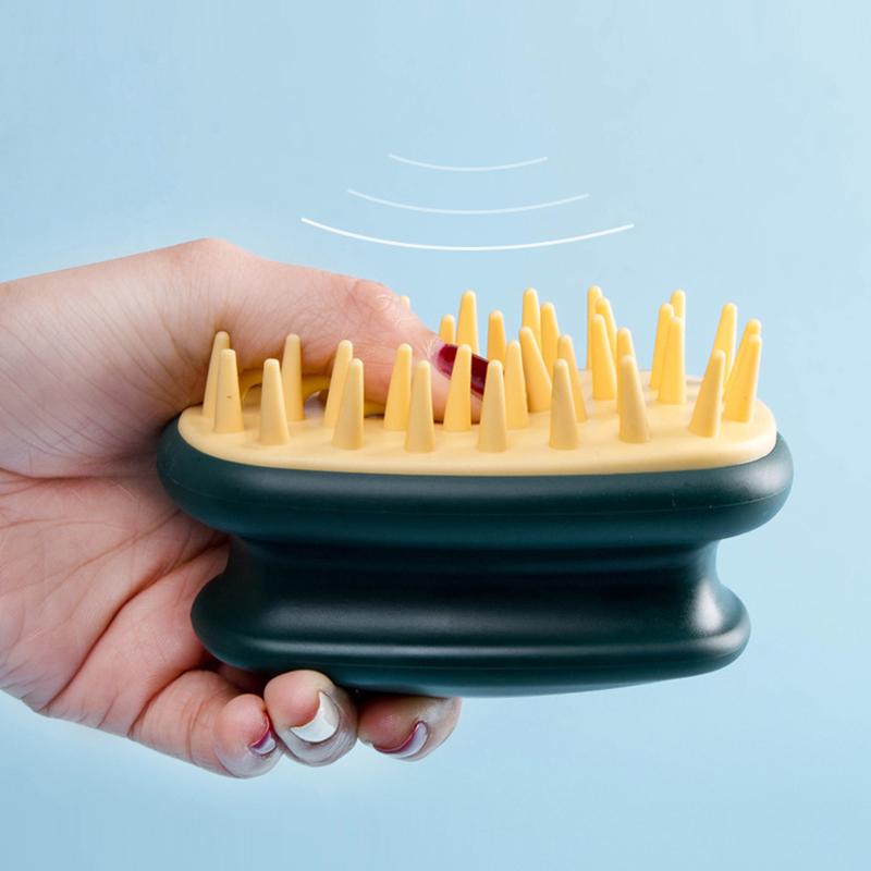 Silikonový kartáč na šampon, masážní kartáč na hlavu a pokožku hlavy, silikonový kartáč na tělo, hřeben na mytí vlasů, kartáč na sprchu, masážní kartáč, kartáč na vlasy