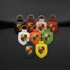 Fashion Leather Metal Keychain Car Styling Luxury Keyring For Porsche Cayenne Panamera Macan 911 Taycan Boxster Cayman 918 Pajun