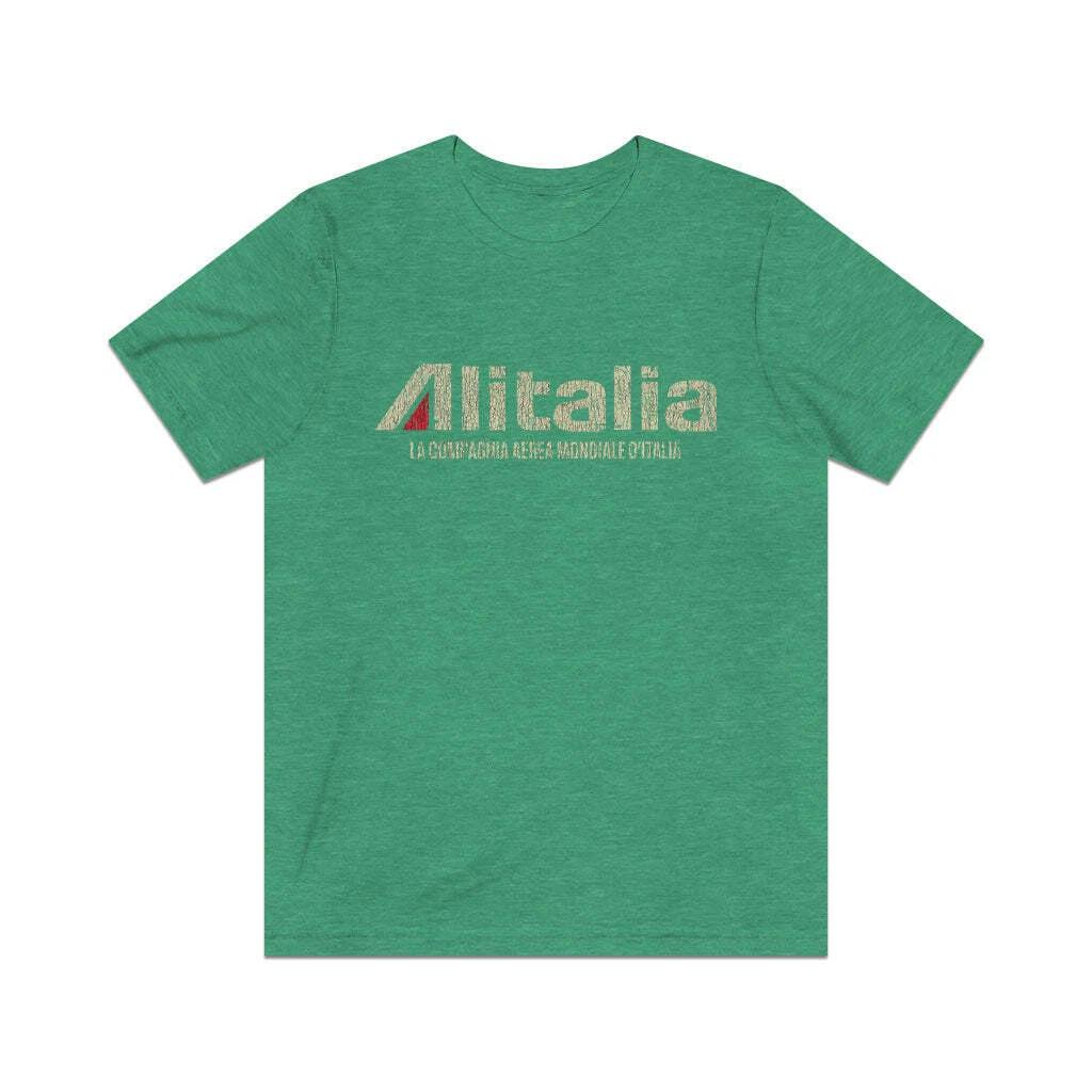 

Alitalia - Italy s World Airline 1946 Vintage Men s T shirt M