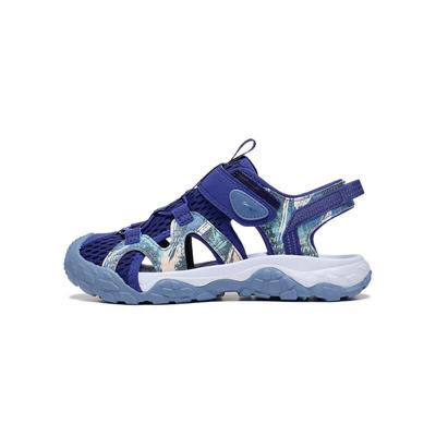 Li Ning Youth  Childrens Trekking 1.5 Sports Trend Rebound Wear-Resistant Lightweight Non-Slip Sandals Kids Sandals Purple Blue Gray YKUT016-1
