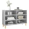 VidaXL Buffet Gris béton 103,5x35x70 cm Aggloméré