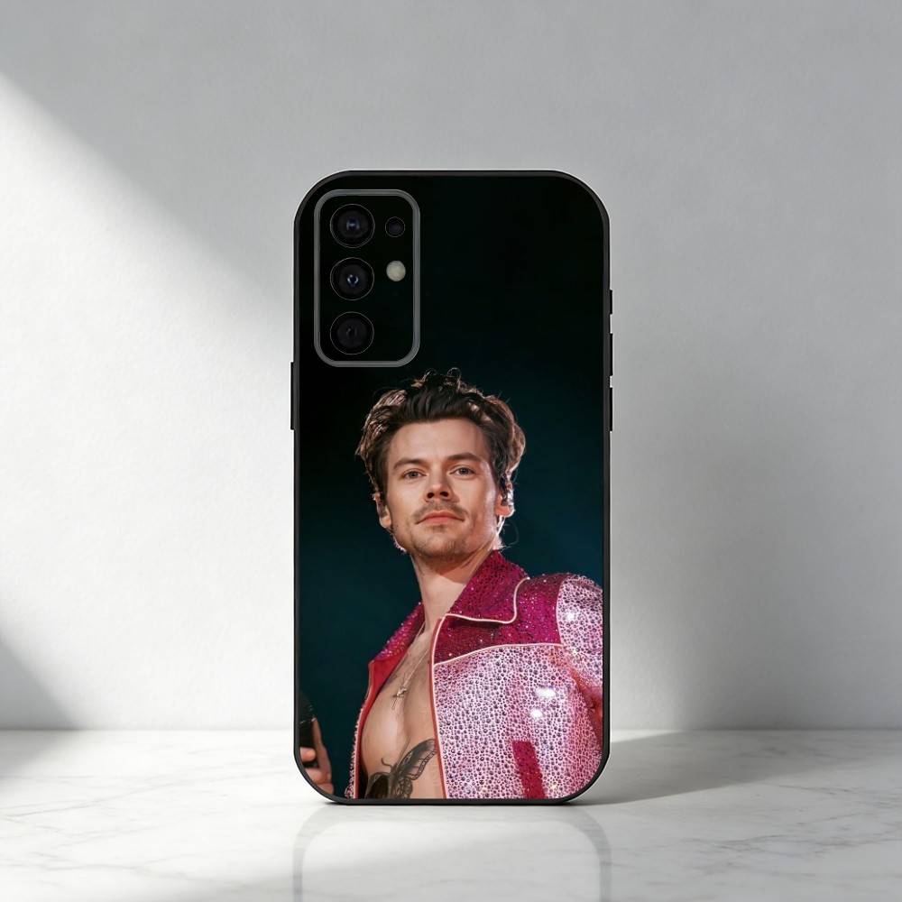 

H-Harry S-Styles Phone Case For Samsung S25,S24,S21,S22,S23,S30,Ultra,S20,Plus,Fe,Note,5G Black Cover Samsung S235G