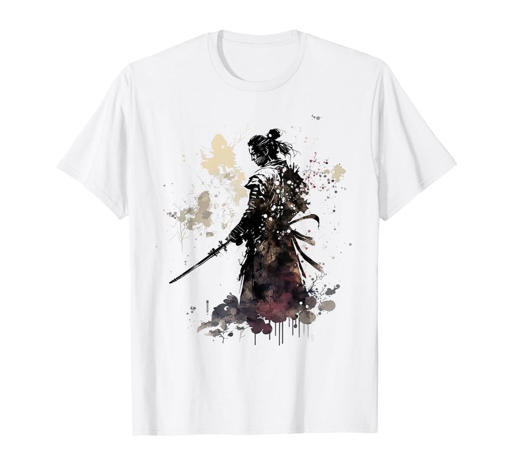 Bushido Kendo Ronin Japanese Art Sumi-e T-shirt