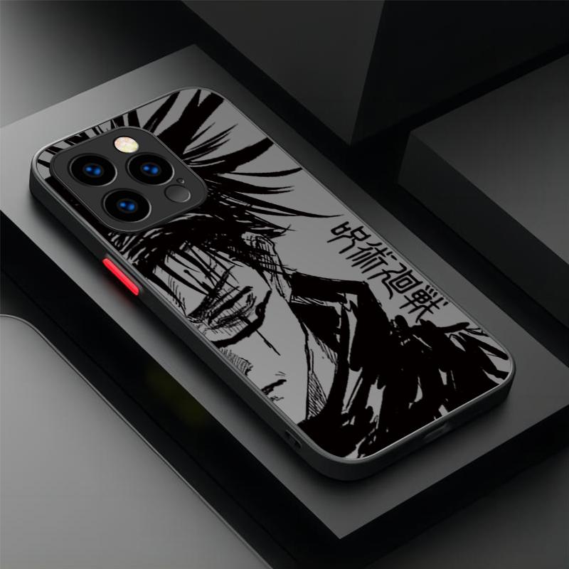 Anime Jujutsu Kaisen Gojo Satoru Und Sukuna Hülle Für iPhone 17 Air 15 16E 16 14 13 12 11 Pro Max XR 7 8 Plus SE 2020 Hartschalenhülle