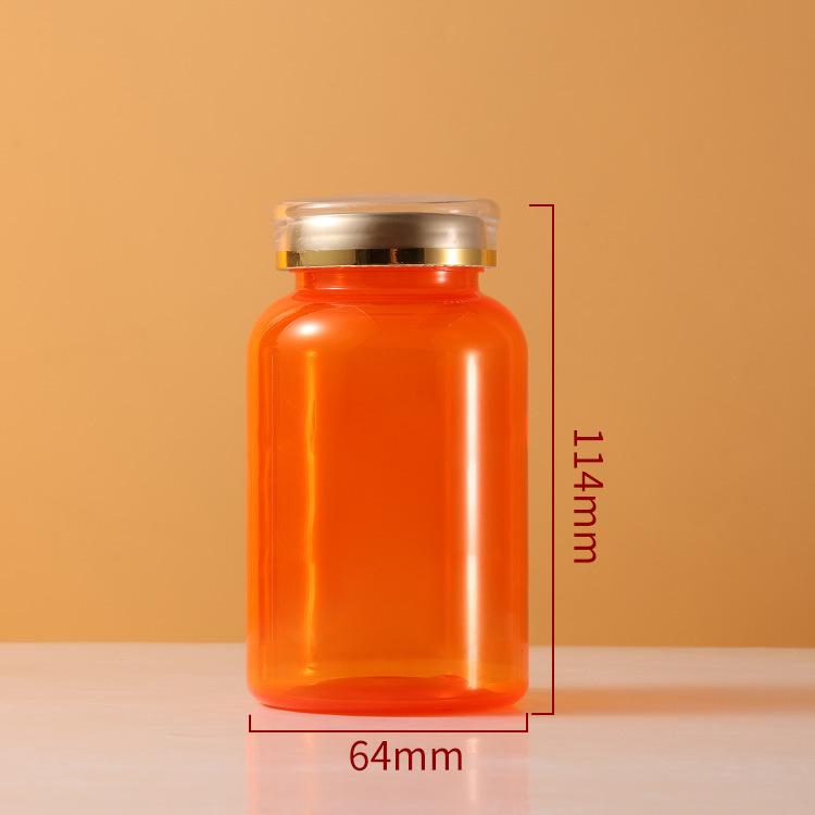 250ml PET Medicine Bottle with Crown Cap for Tablets, Candy, and Powder Storage