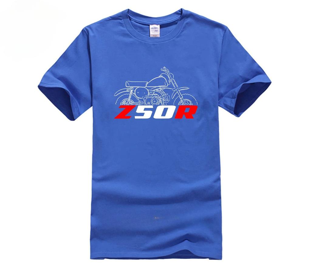 T-shirt Ispirata a Z50r 100% Cotone Stampata Manica Corta Unisex Casual Maglietta da Moto Per Amanti della Guida Quotidiana