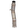 Motorcycle Exhaust Vent Middle Link Pipe Modified Side Exhaust for    R1 2009--2014