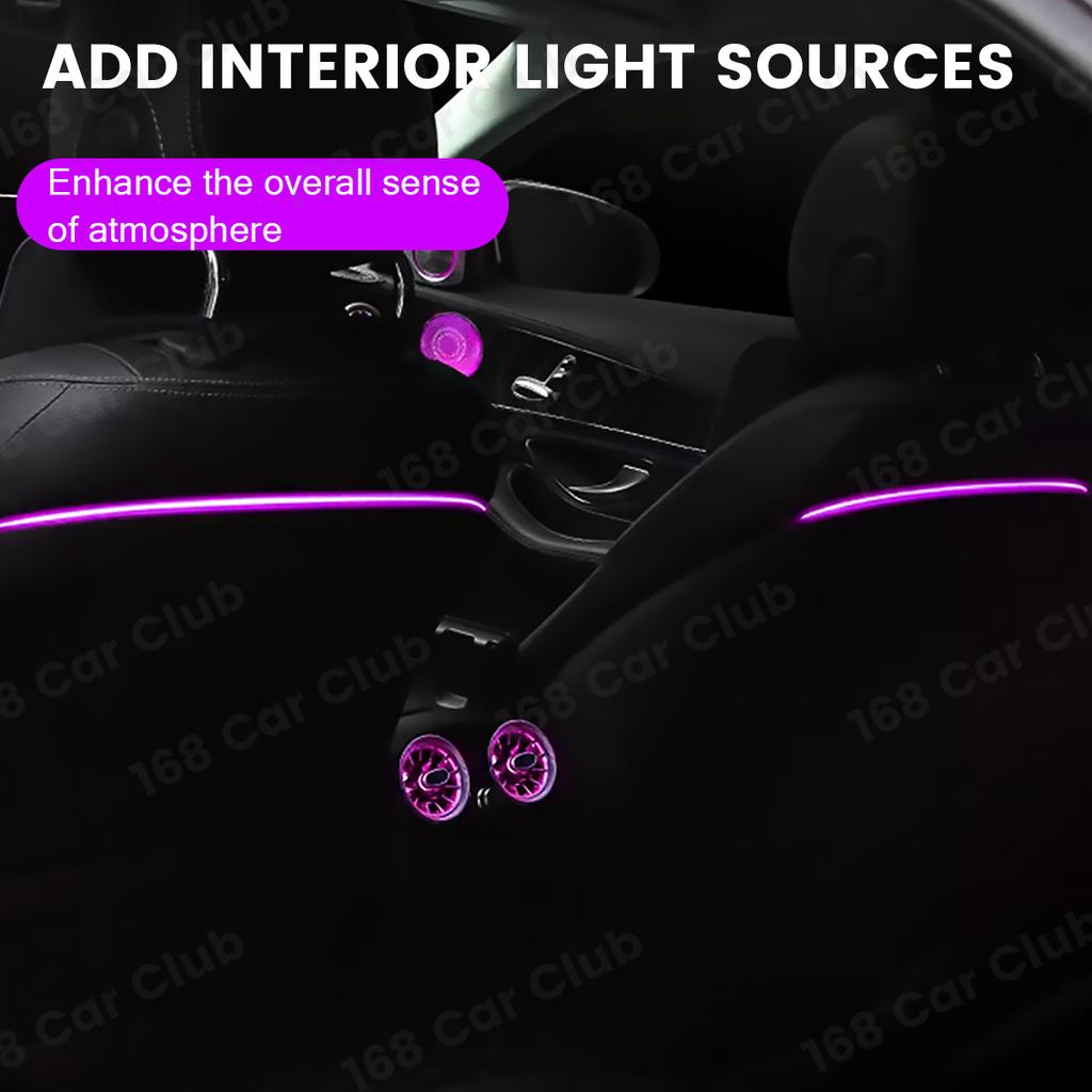 256 Colors YU66 APP Controls LED Seat Back Light Backrest Light For Mercedes Benz W205 X235 W213 GLC Class Decorative Light Retrofit