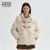 Teenie Weenie Women's College Style Hooded Toggle Down Jacket