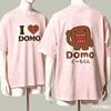 Domokun For Fan Gift Tshirt Unisex Unisex Harajuku Oversized Unisex Short Sleeve Streetwear High Quality Couples Classic Breathable