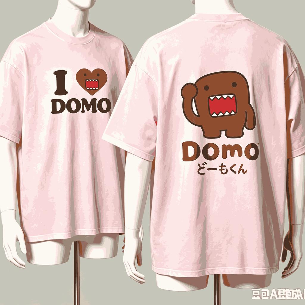 Domokun For Fan Gift Tshirt Unisex Unisex Harajuku Oversized Unisex Short Sleeve Streetwear High Quality Couples Classic Breathable